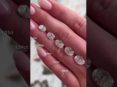 joyería crecida laboratorio del diamante