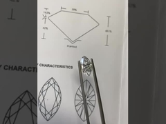 joyería crecida laboratorio del diamante