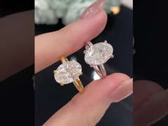 joyería crecida laboratorio del diamante