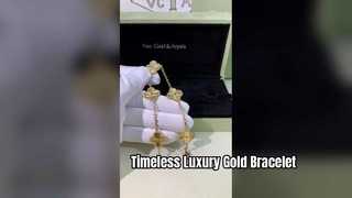 VCA Vintage Alhambra 18K pulsera de oro