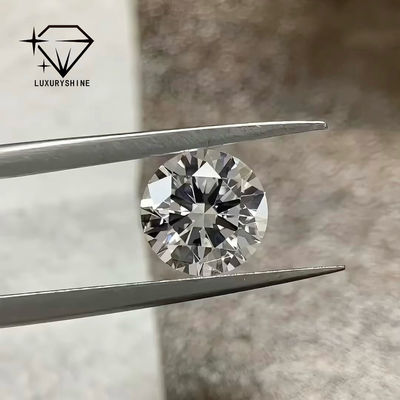 LuxuryShine 100% Real Diamond D-F Color VVS2 White Round Shape Excellent Cut Lab Grown Diamonds With IGI Certificate