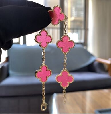 Vintage Alhambra Bracelet with five motifs