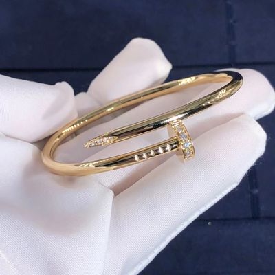 calidad  18K Gold Car tier Juste Un Clou Bracelet Support Sample Order OEM fábrica