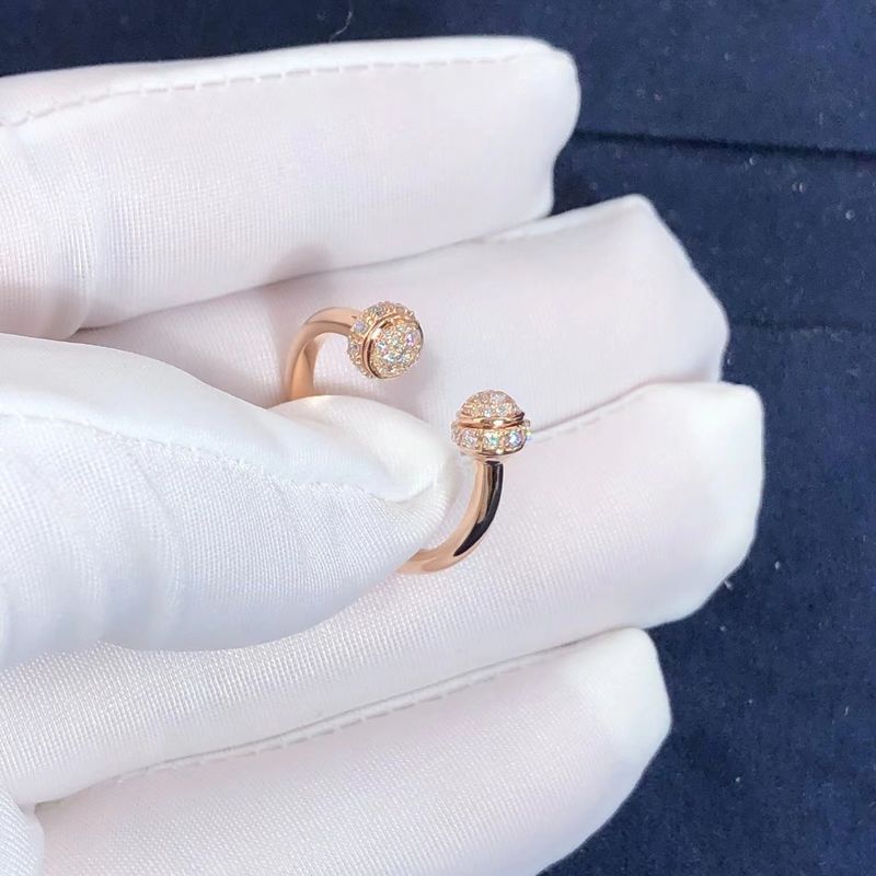 Calidad Círculo abierto Diamond Ring Approx de la posesión de Piaget de las mujeres. 0,34 Ct fábrica