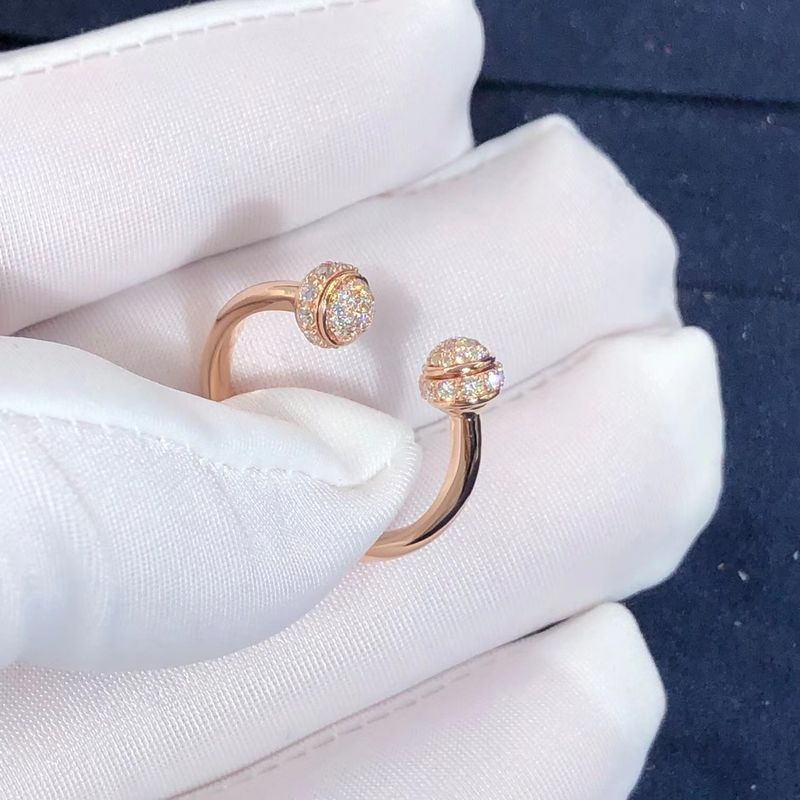 Calidad Círculo abierto Diamond Ring Approx de la posesión de Piaget de las mujeres. 0,34 Ct fábrica