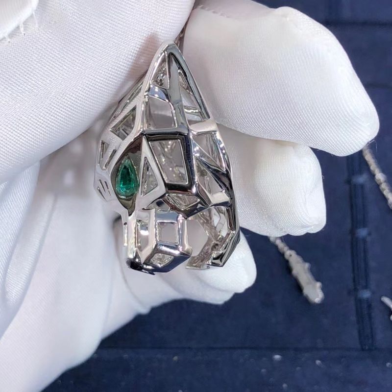 Calidad Oro del OEM Cartier Panther Necklace Real 18k y CONTRA los paquetes originales de los diamantes fábrica