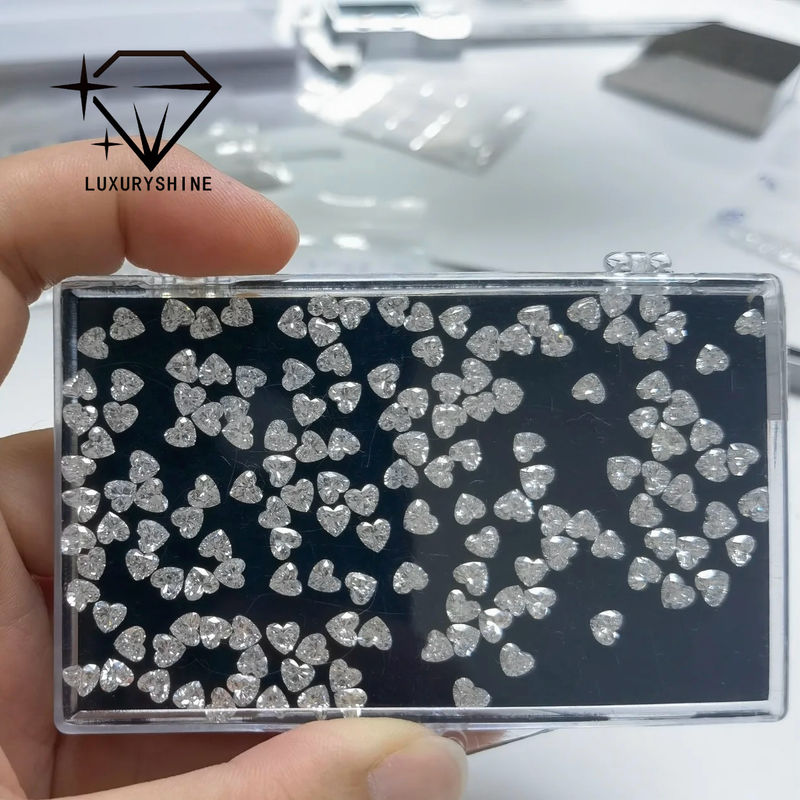 Calidad LuxuryShine VS2 Heart Excellent Cut Lab Grown Diamond Real Diamonds & Wedding Jewelry & Customized Jewelry Support Special Customization fábrica