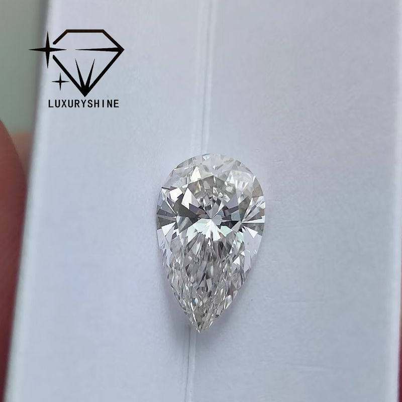 Calidad Peras cultivadas en laboratorio Diamante VVS-VS Claridad D-F Color Certificado IGI fábrica