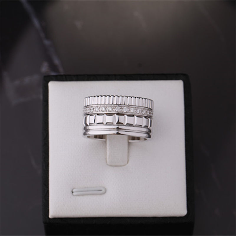 Calidad Referencia radiante JRG01987 del oro amarillo del anillo 18K de la edición de Quatre del oro de la reproducción de lujo de la joyería fábrica