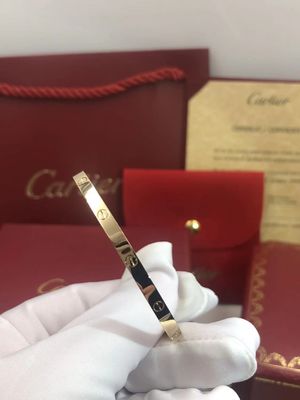 Calidad Diamantes del pequeño modelo 6 de la pulsera del oro del AMOR 18K para las mujeres/los hombres fábrica