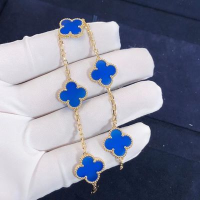 Calidad el vintage del oro 18K personalizó las pulseras Van Cleef y Arpels del oro fábrica