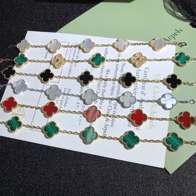 Calidad el vintage del oro 18K personalizó las pulseras Van Cleef y Arpels del oro fábrica