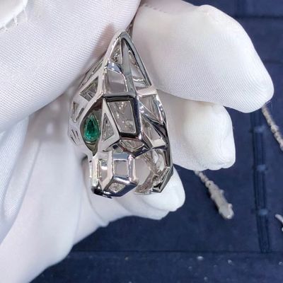 Calidad Oro del OEM Cartier Panther Necklace Real 18k y CONTRA los paquetes originales de los diamantes fábrica