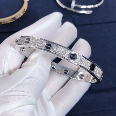 Calidad Pulsera de gama alta Diamond Paved For Women ' S del AMOR de la grada del coche del oro de la joyería 18K fábrica