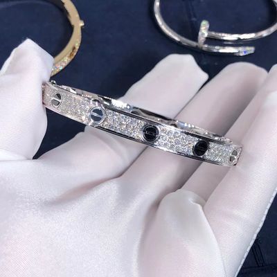 Calidad Pulsera de gama alta Diamond Paved For Women ' S del AMOR de la grada del coche del oro de la joyería 18K fábrica