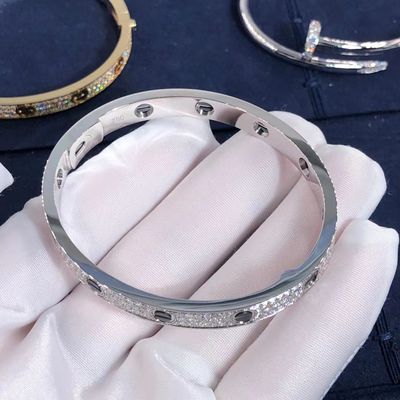Calidad Pulsera de gama alta Diamond Paved For Women ' S del AMOR de la grada del coche del oro de la joyería 18K fábrica