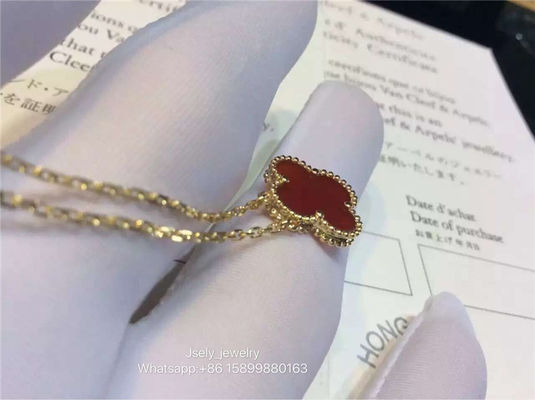 Calidad Vintage Van Cleef y colgante de Arpels Alhambra en perla del ojo de los tigres de la malaquita del oro amarillo fábrica