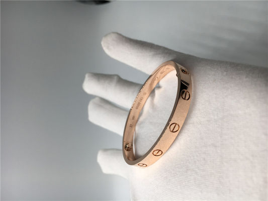 Calidad Pulsera de lujo B6035617 del amor de Diamond Jewelry del oro del rosa sin los diamantes fábrica