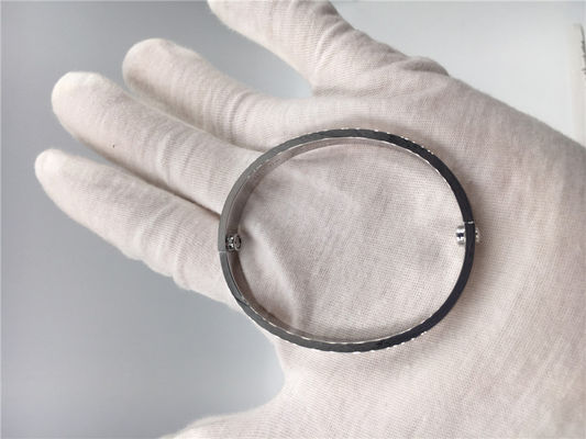 Calidad Oro blanco de lujo de la pulsera 18k del amor de la joyería de Diamond Jewelry de la novia fábrica