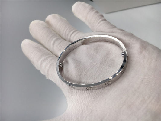 Calidad Oro blanco de lujo de la pulsera 18k del amor de la joyería de Diamond Jewelry de la novia fábrica