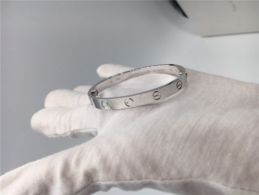 Calidad Oro blanco de lujo de la pulsera 18k del amor de la joyería de Diamond Jewelry de la novia fábrica