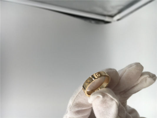 Calidad Amor de encargo Ring Wedding Band de la joyería de la parte alta del diseño simple fábrica