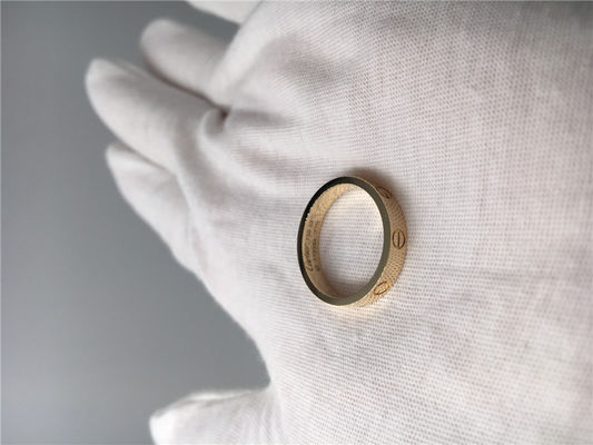 Calidad Amor de encargo Ring Wedding Band de la joyería de la parte alta del diseño simple fábrica
