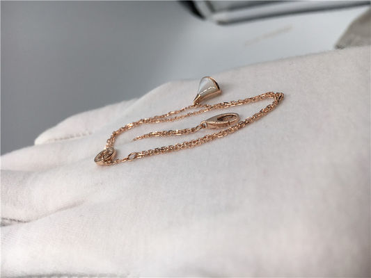 Calidad Pulsera de lujo pendiente blanca 18K Rose Gold With White Mother de la joyería de la joyería de la perla fábrica