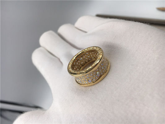 Calidad Alianzas de boda para hombre de la joyería de lujo, anillos de lujo de la joyería del vintage del oro amarillo 18k con los diamantes fábrica