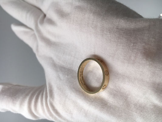 Calidad Oro amarillo de lujo de la joyería 18K del oro de las alianzas de boda para hombre ninguna piedra preciosa fábrica