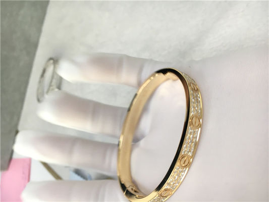 Calidad Oro amarillo de la pulsera 18K del amor de Diamond High End Custom Jewelry fábrica