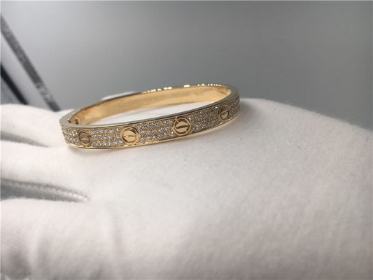 Calidad Oro amarillo de la pulsera 18K del amor de Diamond High End Custom Jewelry fábrica