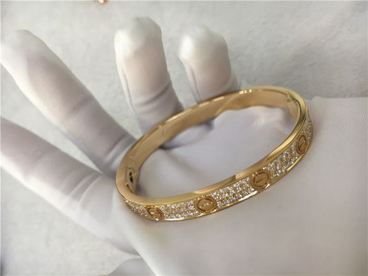 Calidad Oro amarillo de la pulsera 18K del amor de Diamond High End Custom Jewelry fábrica