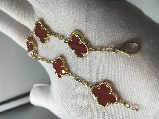 Calidad Pulseras personalizadas del oro con la firma, pulsera del brazalete del oro amarillo del vintage 18k fábrica