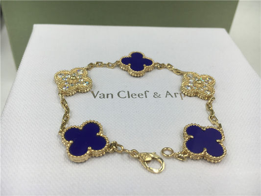 Calidad Pulsera de cadena para mujer con la malaquita, pulsera del oro del brazalete del oro del vintage 18k fábrica