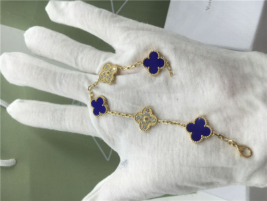 Calidad Pulsera de cadena para mujer con la malaquita, pulsera del oro del brazalete del oro del vintage 18k fábrica