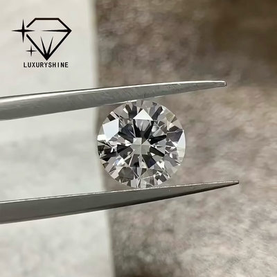 LuxuryShine 100% Diamante de verdad D-F Color VVS2 Blanco Forma redonda Excelente corte de laboratorio Diamantes cultivados con certificado IGI