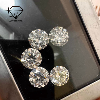 LuxuryShine Diamantes 100% Reales de Laboratorio con Corte Excelente en Forma Redonda Blanca VVS1 con Certificado IGI