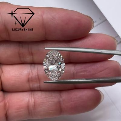 Calidad LuxuryShine 0.1-10CT VVS2 Diamante Creado en Laboratorio D-F Color Blanco Ovalado Corte Excelente Con Certificado IGI 3EX Piedras de Corte por LuxuryShine fábrica
