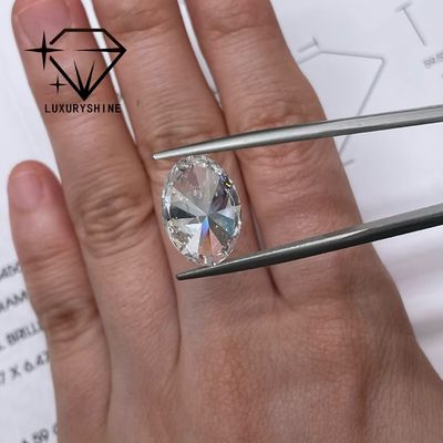 Calidad LuxuryShine 0.1-10CT VVS2 Diamante Creado en Laboratorio D-F Color Blanco Ovalado Corte Excelente Con Certificado IGI 3EX Piedras de Corte por LuxuryShine fábrica