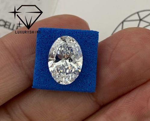 Calidad LuxuryShine Excelente Corte de Laboratorio Diamante de cultivo D-F Color Blanco Oval 0.1-10CT VS1 con Certificado IGI 3EX Piedras cortadas fábrica