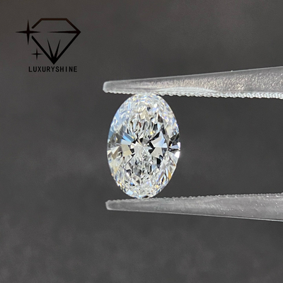 LuxuryShine Excelente Corte de Laboratorio Diamante de cultivo D-F Color Blanco Oval 0.1-10CT VS1 con Certificado IGI 3EX Piedras cortadas