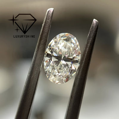 Calidad LuxuryShine 0.1-10CT VS2 Diamante cultivado en laboratorio D-F Color Blanco Oval Excelente Corte Con Certificado IGI 3EX fábrica