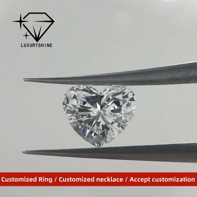 Calidad LuxuryShine VVS2 Corazón blanco Excelente corte de laboratorio Diamante cultivado 1CT 2CT 3CT 4CT 5CT Soporte de personalización especial fábrica