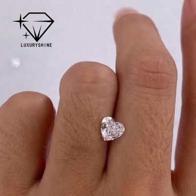 Calidad LuxuryShine VVS2 Corazón blanco Excelente corte de laboratorio Diamante cultivado 1CT 2CT 3CT 4CT 5CT Soporte de personalización especial fábrica