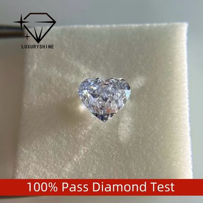 Calidad LuxuryShine VVS2 Corazón blanco Excelente corte de laboratorio Diamante cultivado 1CT 2CT 3CT 4CT 5CT Soporte de personalización especial fábrica