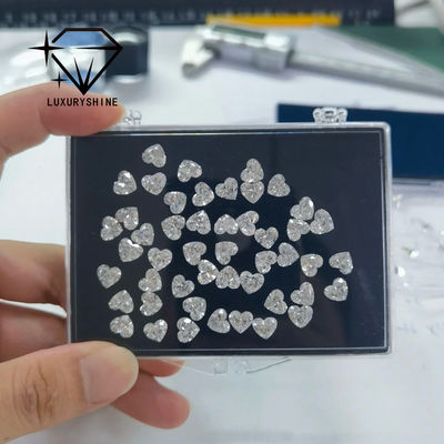 Calidad LuxuryShine VS2 Heart Excellent Cut Lab Grown Diamond Real Diamonds & Wedding Jewelry & Customized Jewelry Support Special Customization fábrica