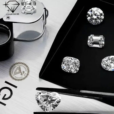 Calidad LuxuryShine VS2 Heart Excellent Cut Lab Grown Diamond Real Diamonds & Wedding Jewelry & Customized Jewelry Support Special Customization fábrica