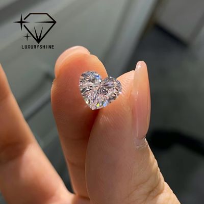 Calidad LuxuryShine VVS1-VS2 Diamante de Laboratorio con Corte Corazón Excelente Diamantes Reales y Joyería de Boda y Soporte de Joyería Personalizada Personalización Especial fábrica