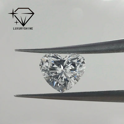 Calidad LuxuryShine VVS1-VS2 Diamante de Laboratorio con Corte Corazón Excelente Diamantes Reales y Joyería de Boda y Soporte de Joyería Personalizada Personalización Especial fábrica